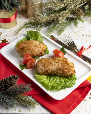 Рулет куриный с грибами жареный, вес/СП Рулет куриный с грибами жареный, вес/СП